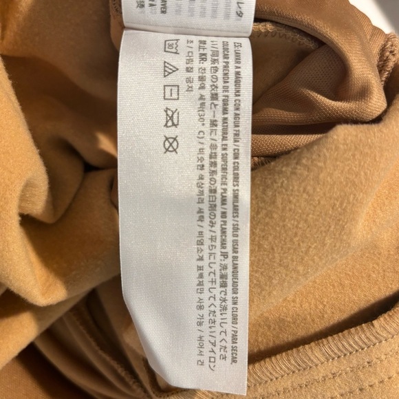 ABERCROMBIE &  FITCH Sz L Paperback Waist Drawstring Faux Leather Joggers Pants - Picture 9 of 9